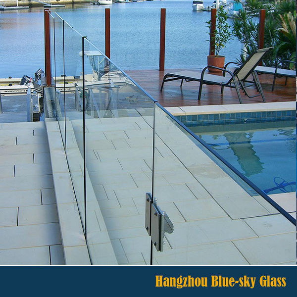 12mm tempered glass panels for swimming pool fence