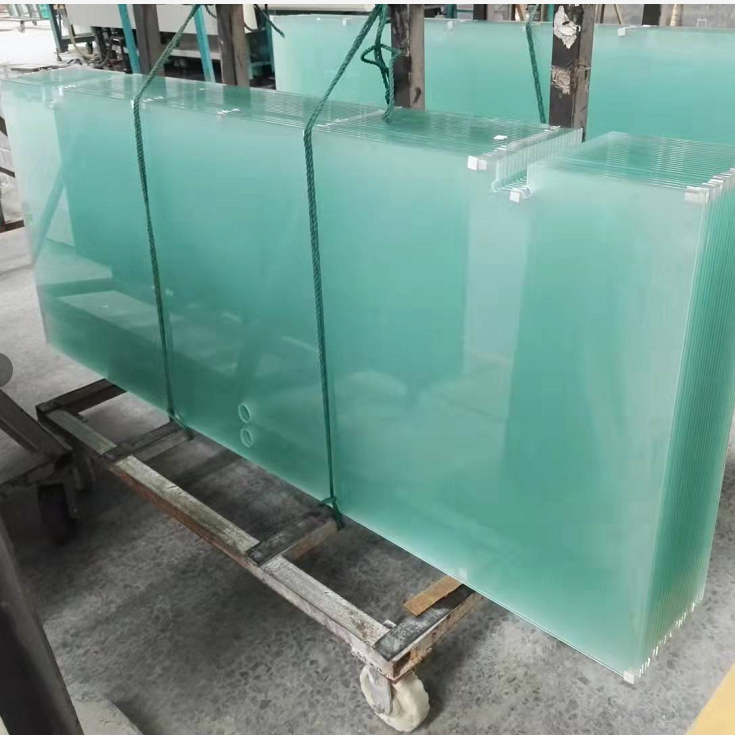 EN12150 standard 3-19mm acid etched tempered glass price