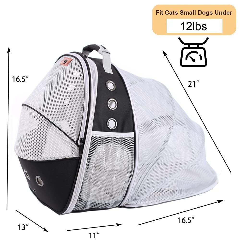 Expandable Cat Carrier Backpack Kitten Small Puppy Airline Approved Cat Bubble Backpack Space Capsule Astronaut Carrier