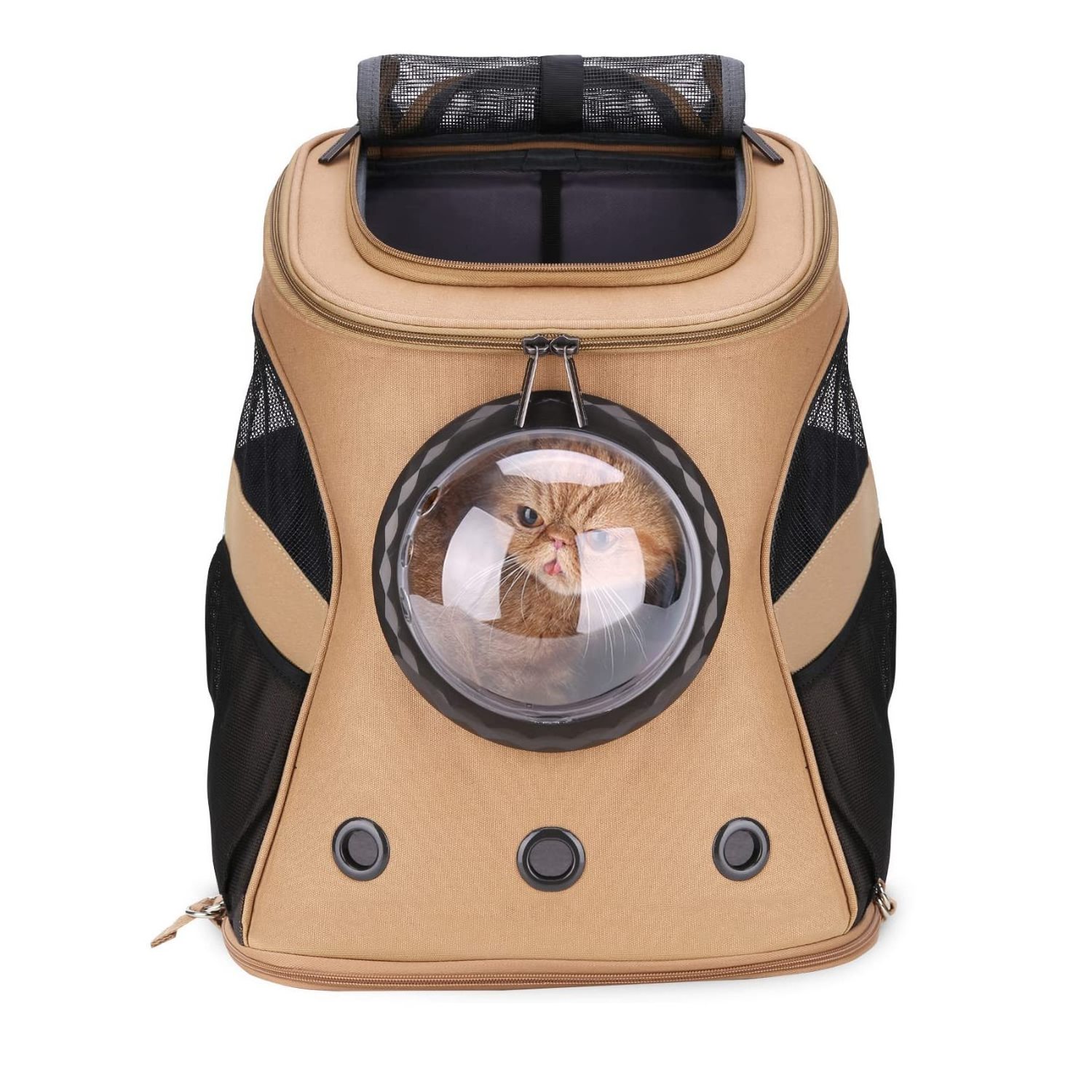 New Space Capsule Pet Backpack Large Cat Backpack Carrier with Bubble for Fat Cats and Dogs Puppies