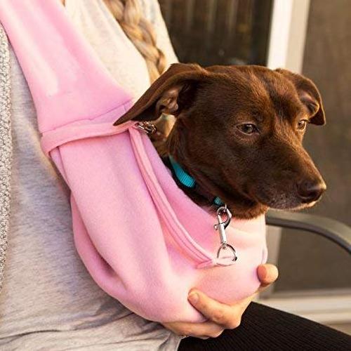 Portable Dog Cat Hands Free Pet Reversible Sling Carrier Bag Dog Papoose Super Soft Pouch and Tote