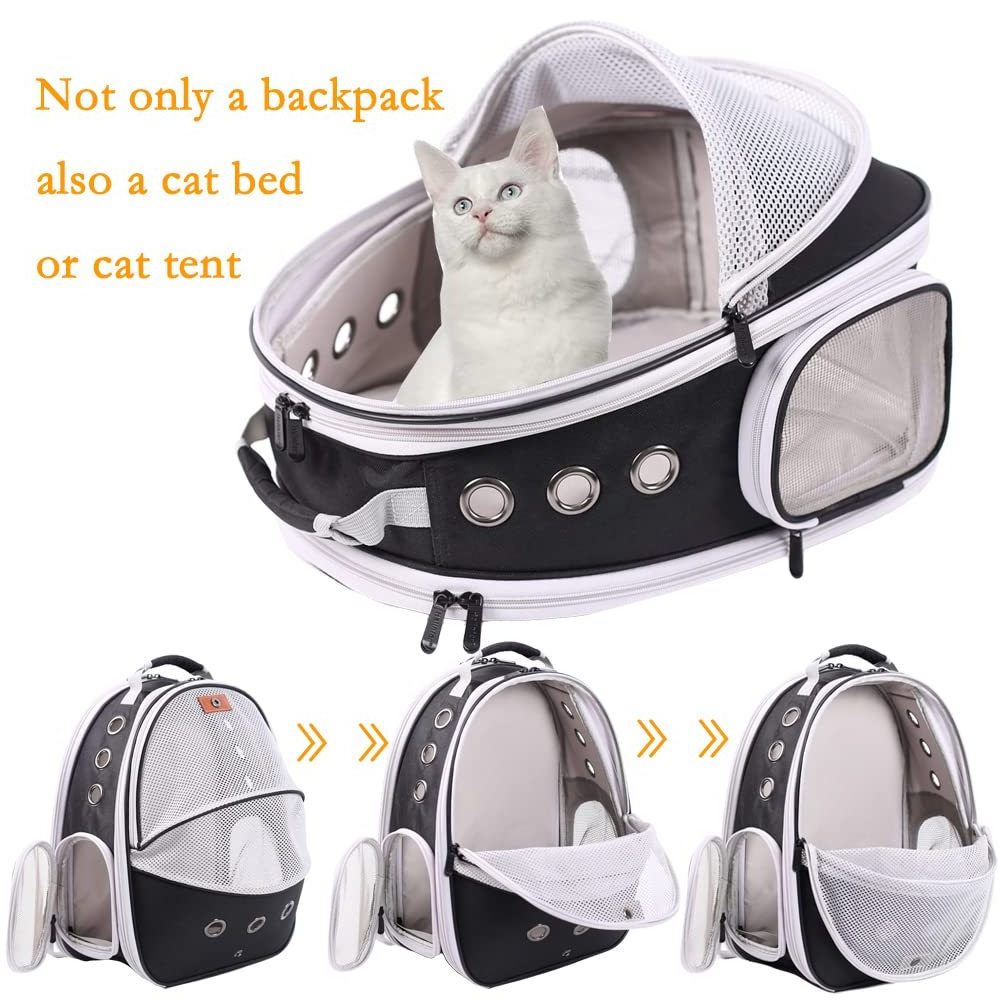 Expandable Cat Carrier Backpack Kitten Small Puppy Airline Approved Cat Bubble Backpack Space Capsule Astronaut Carrier