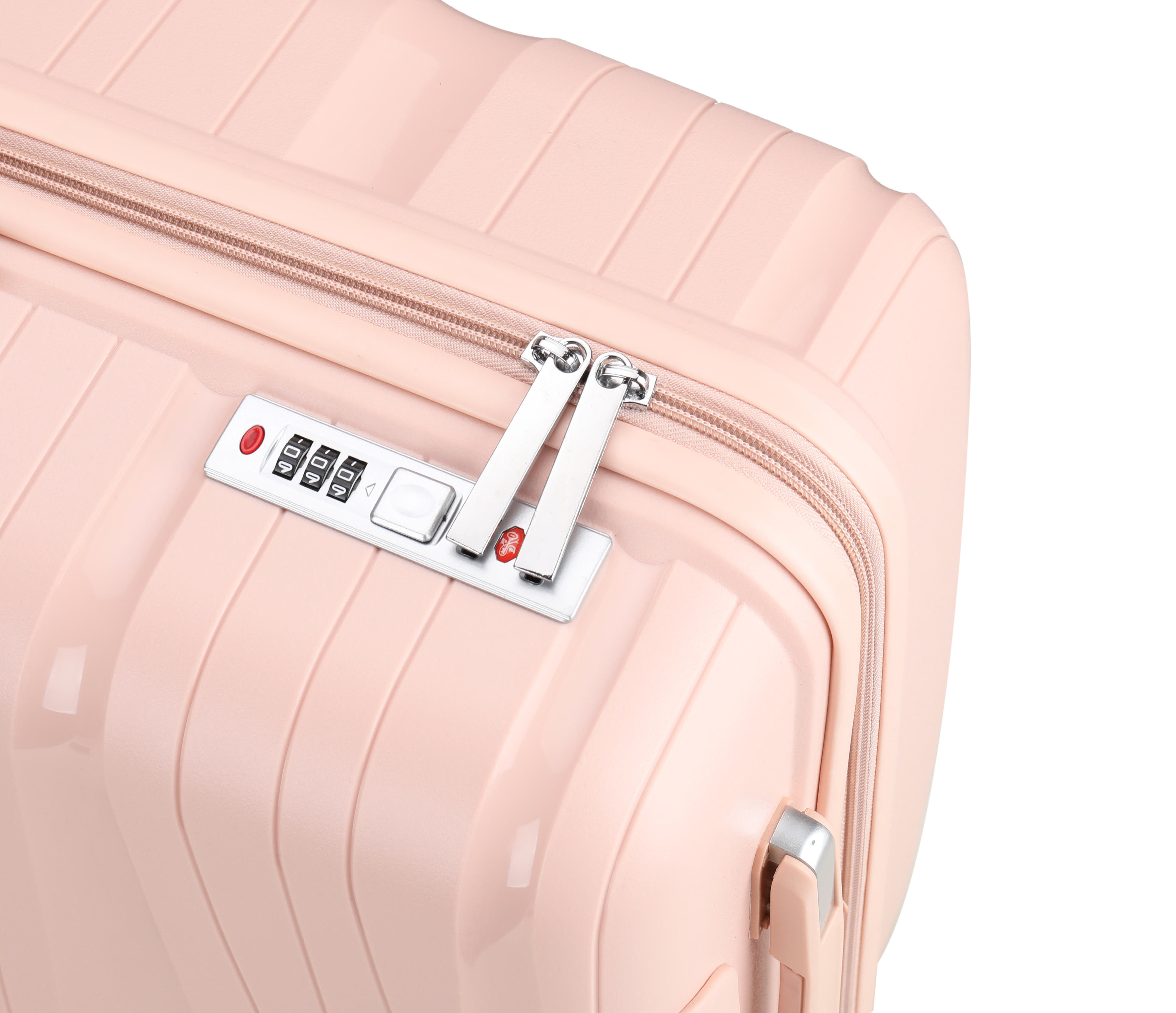 2023 new PP luggage foreign trade trolley suitcase three sets of 20 24 28 large-capacity suitcase PP trolley case