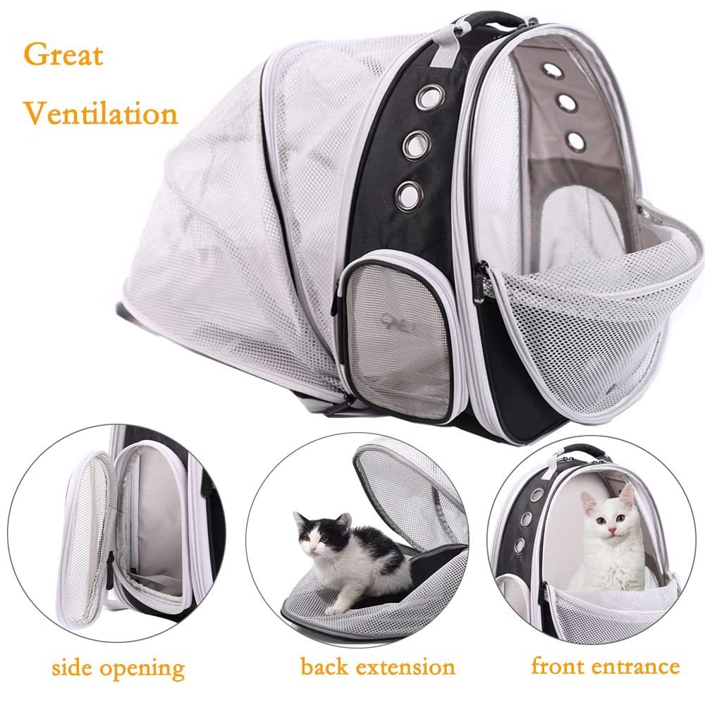 Expandable Cat Carrier Backpack Kitten Small Puppy Airline Approved Cat Bubble Backpack Space Capsule Astronaut Carrier