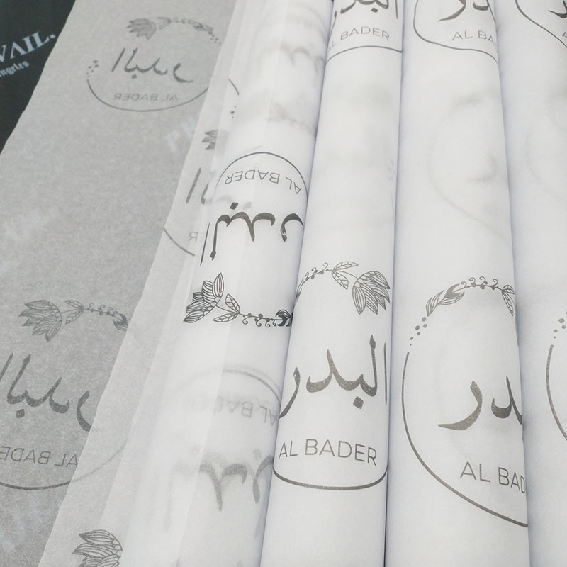 customized tissue wrapping paper with company logo