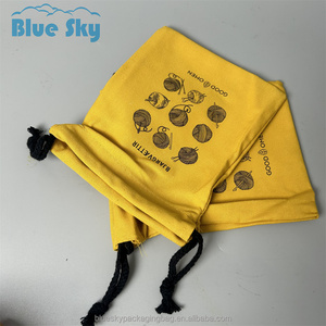 Good Quality custom printed small gift pouch customized branded cloth organic muslin cotton drawstring bag