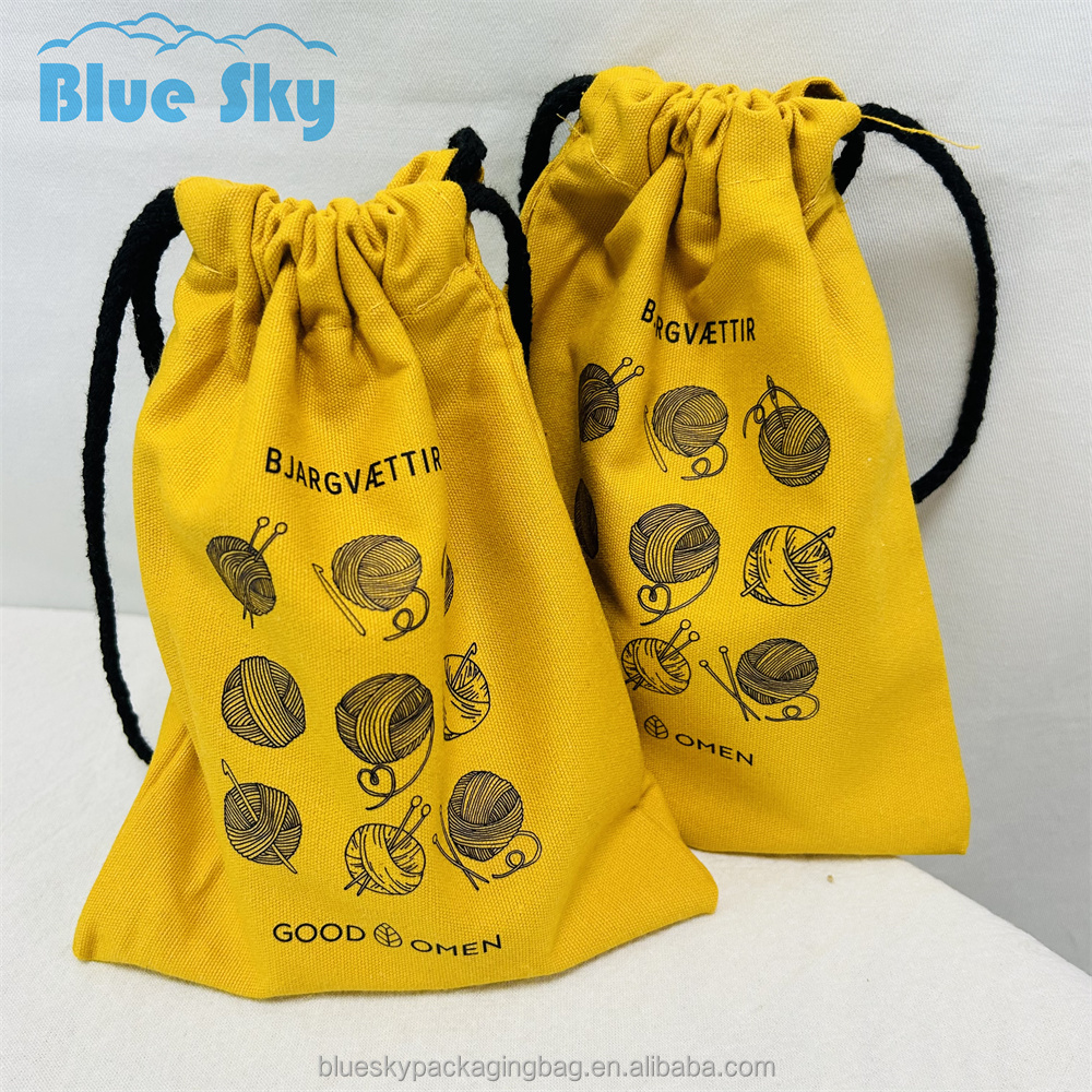 Good Quality custom printed small gift pouch customized branded cloth organic muslin cotton drawstring bag