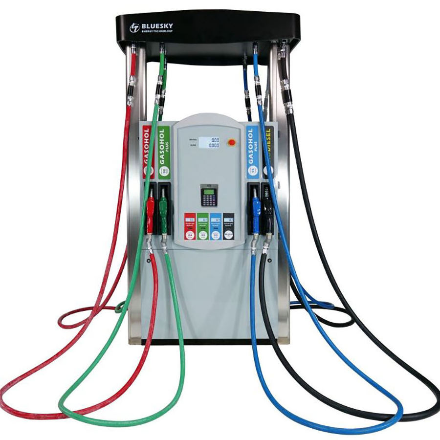 Commercial Custom Made Multi Nozzle Automatic Electronic Calibration Petrol Pump Fuel Dispenser