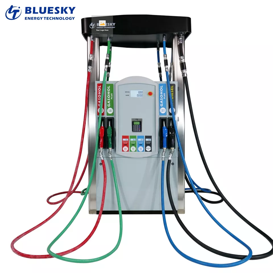 Commercial Custom Made Multi Nozzle Automatic Electronic Calibration Petrol Pump Fuel Dispenser