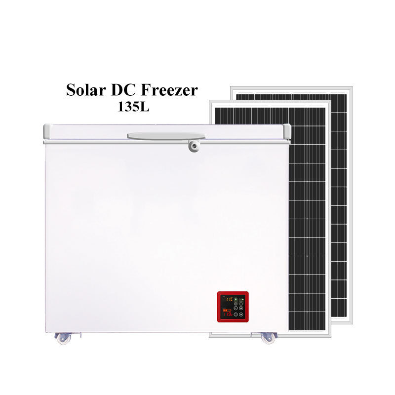 66L 99L 135L Solar Powered Portable Refrigerator Solar Deep Freezer Dc Compressor Solar Freezer