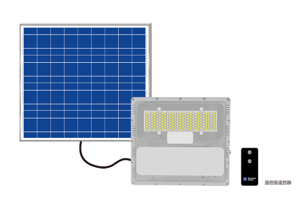 Blue Carbon Factory Direct Sale IP65 500w LED Solar Flood Light Landscape Lighting