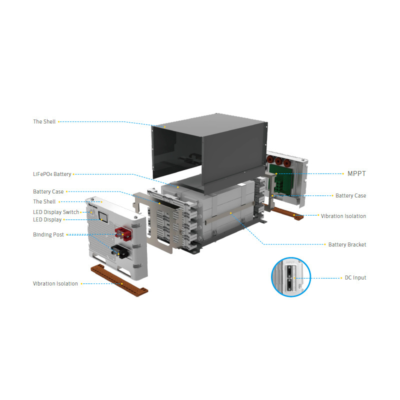 Blue Carbon Best Price battery lithium ion off grid solar power system 5kw 10kw  lithium solar battery pack for sell