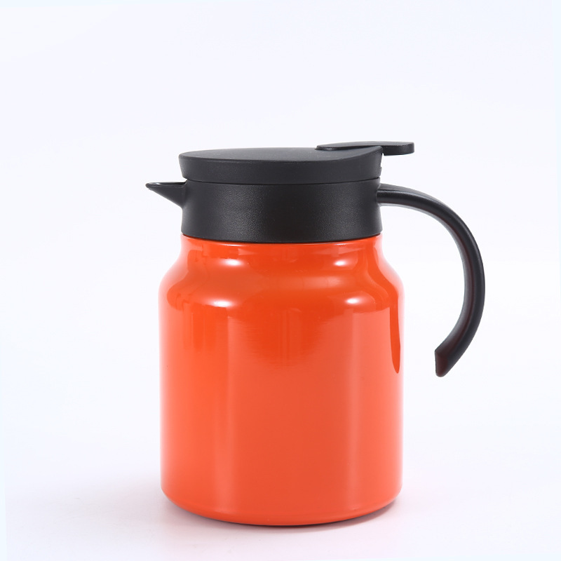 1000ml Double Walled Thermal Vacuum Kettle Insulated Coffee Tea Pot with 316 Stainless Steel Tea Infuser