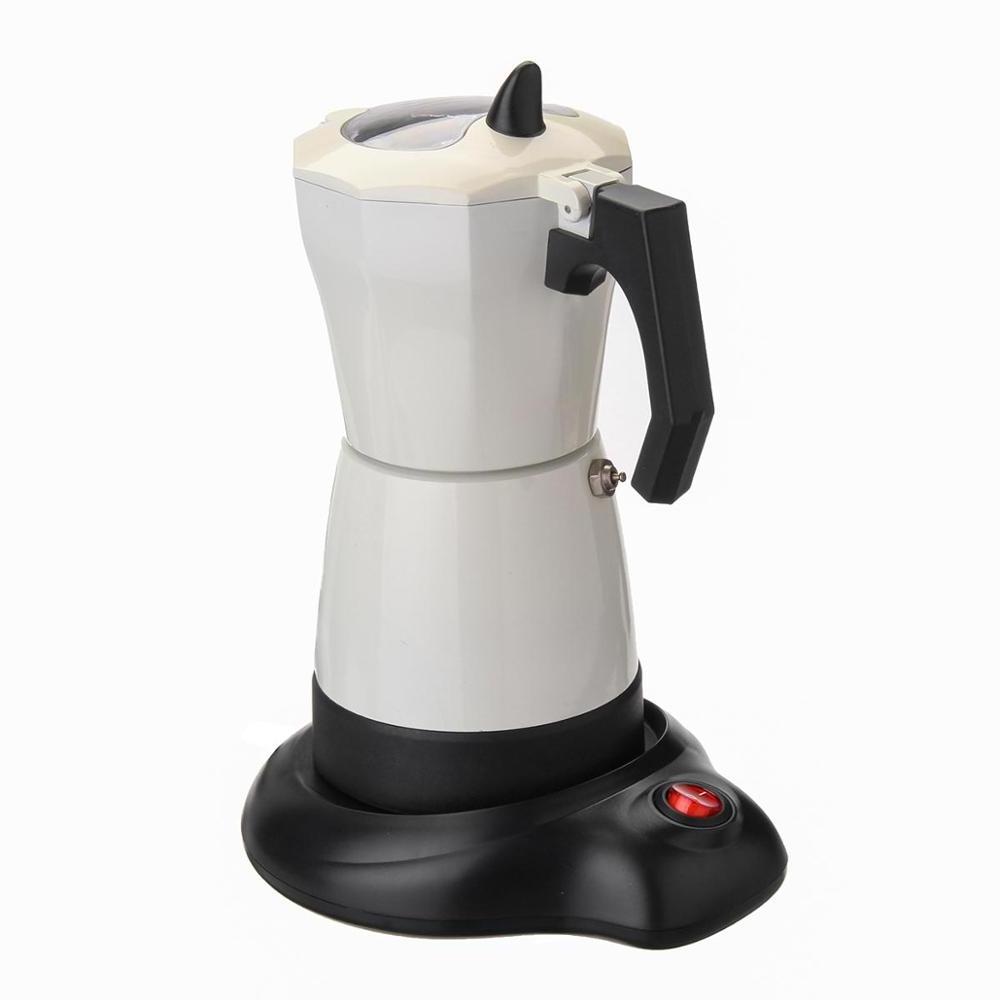 6 Cups Electric Tea Coffee Maker Pot Espresso Machine Mocha Home Office 480W Coffee Machine