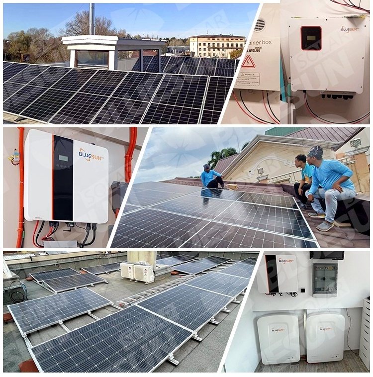 Complete Set 10Kw 15Kw 20KW Solar Panels On Off Grid Solar System 5000 Watts Solar Energy Home System 30KW