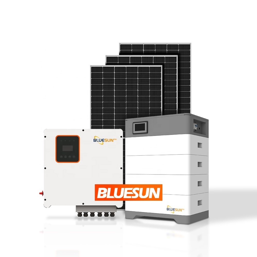 10KW 20KW 30kw solar system battery storage battery pack for solar system home solar systems complete kit mounted on the roof