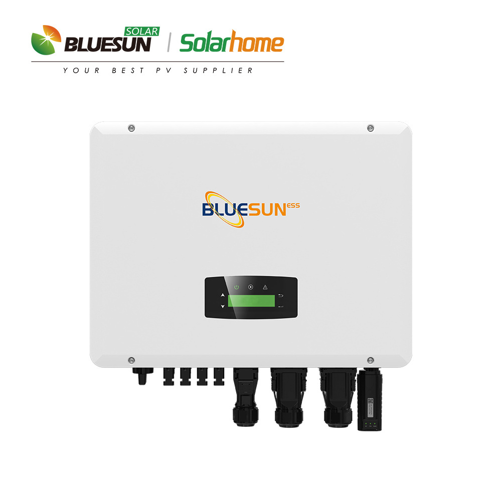 Bluesun Hybrid Solar System 5KW 10KW 15kw 20kw Complete Home Solar System Kit 10 kw Solar Power System with CE Certification