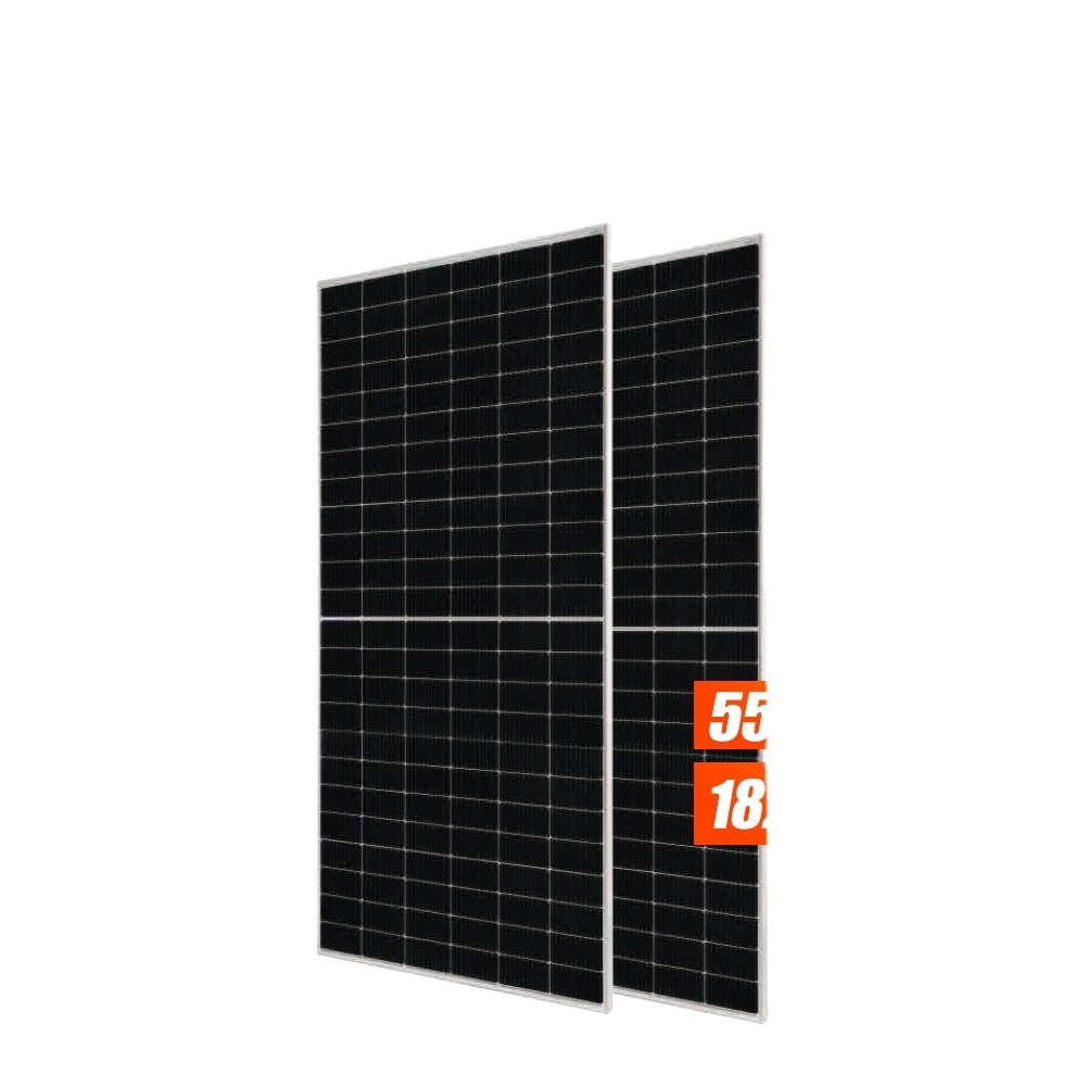 BLUESUN Solar Panel 500 Watt System Monocrystalline 48 Volts Black Cover Blue Box Frame Connector Power Aluminium Cell BSM Color