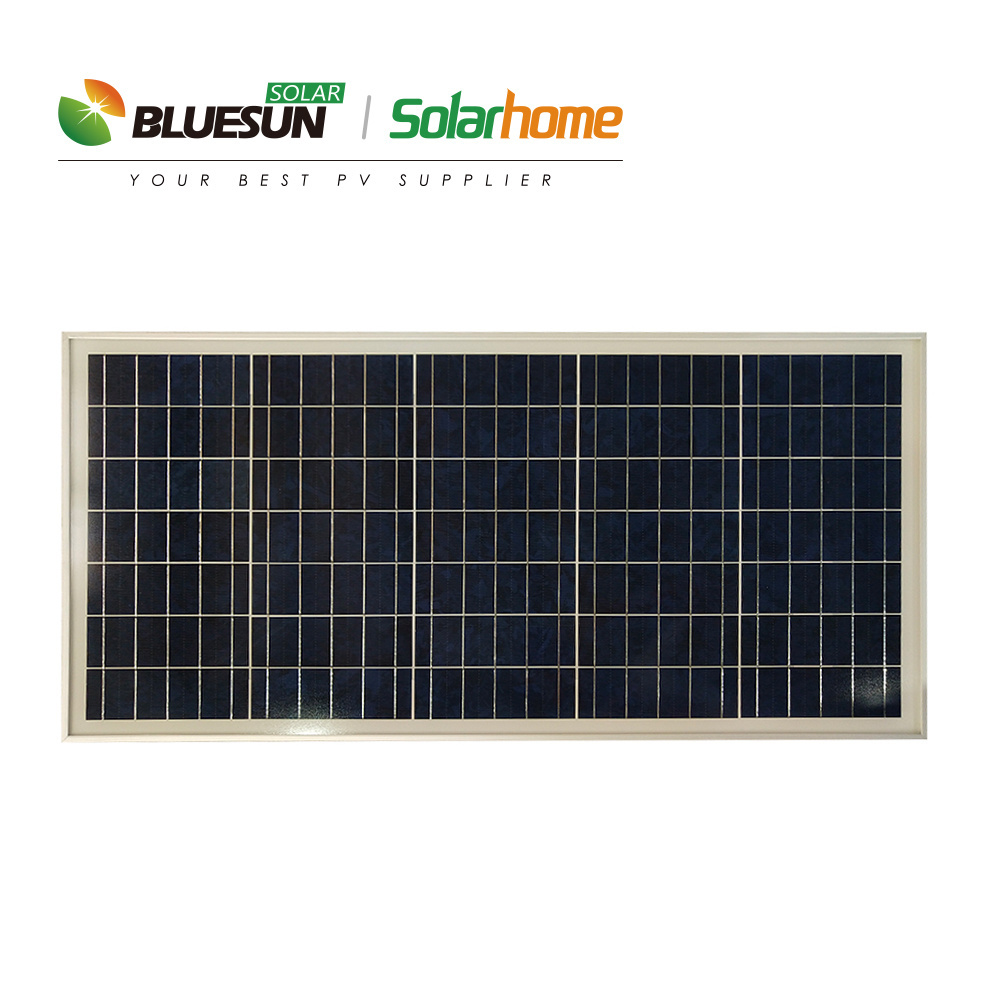 Bluesun High quality poly  solar panel 40w 50w 60w with good price