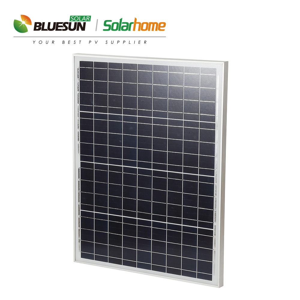 Bluesun High quality poly  solar panel 40w 50w 60w with good price