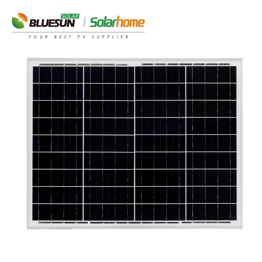 Bluesun High quality poly  solar panel 40w 50w 60w with good price