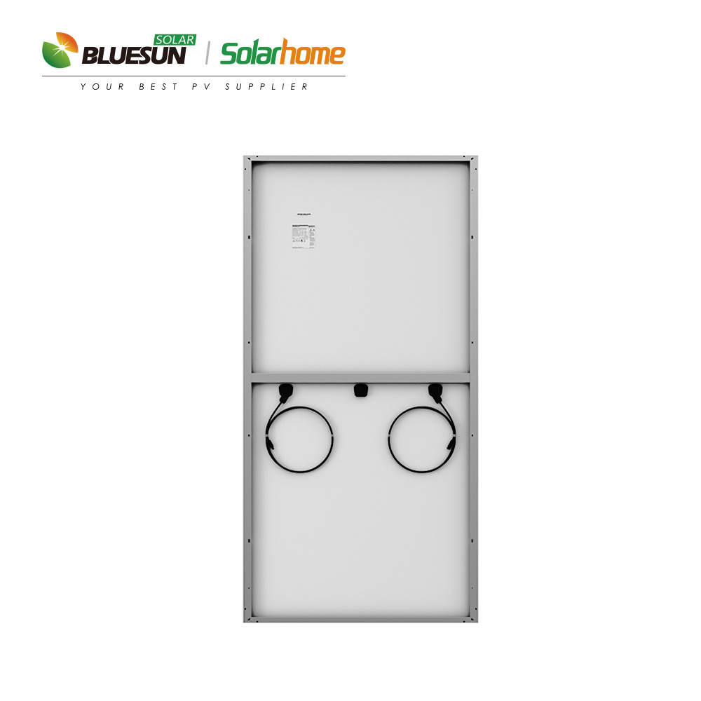 Bluesun solar panel 400w 500w 144cell half cut panel solar de new technology 400w perc half cell solar panel