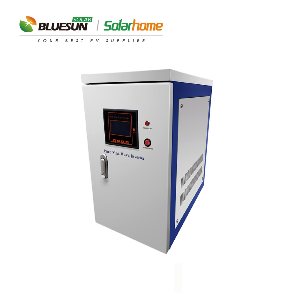 BLUESUN Solar Panel Kit 8KW 9KW 10KW 12KW 20KW solar panel generation system with split phase off grid inverter