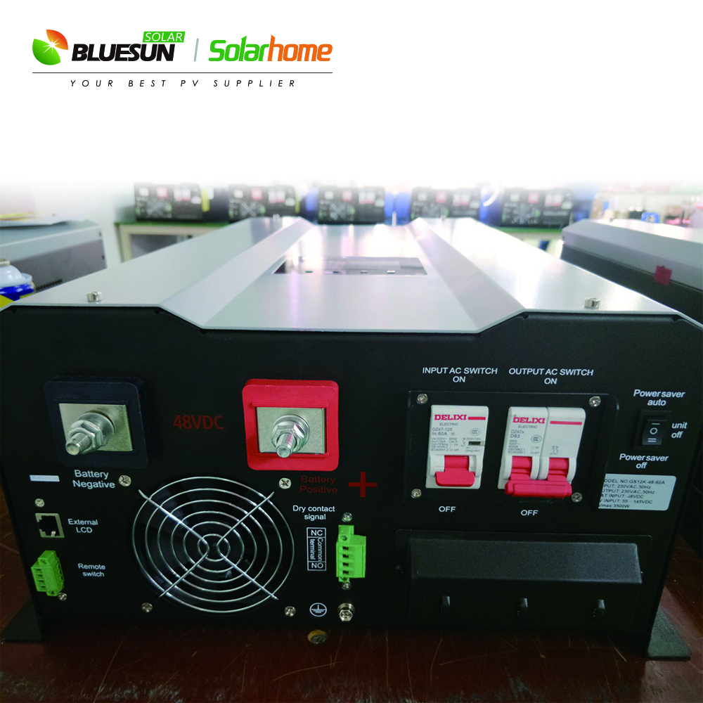 Bluesun Off grid mppt solar inverter 5000 watt 6000 watt 8000 watt 10000 watt power inverter pure since wave