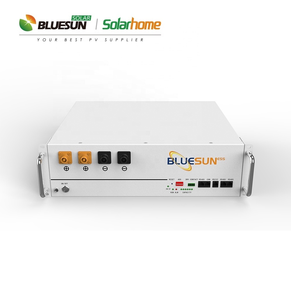 Bluesun lithium solar cell battery lifepo48v battery pack for solar battery system