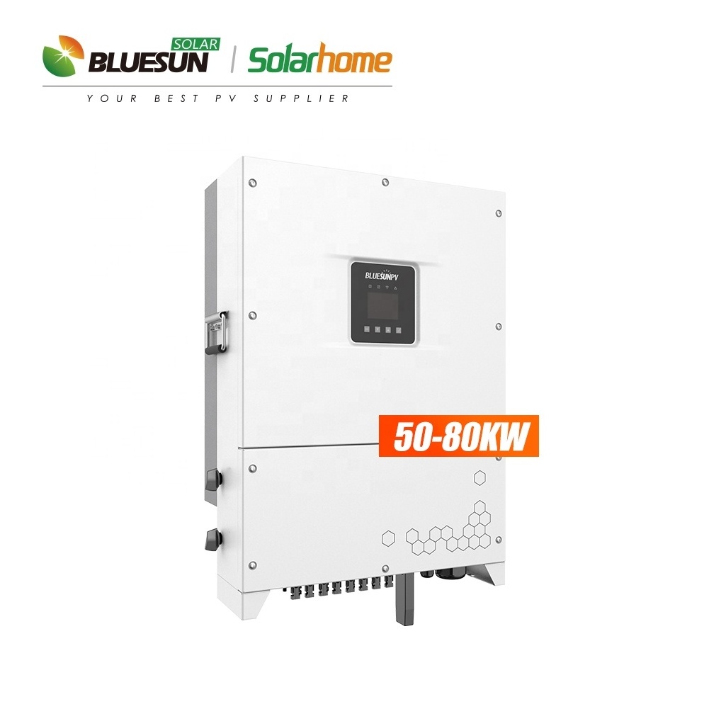 Bluesun 1000KW full system pack 1MW 2WM 3WM 4WM 5WM solar power plant for government power generate EPC project