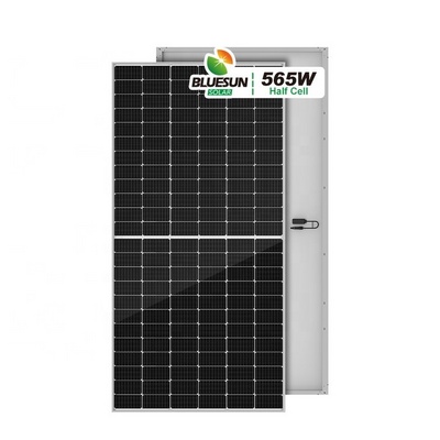 Bluesun solar panel plate 9bb solar panel 500w 565w mono half cell solar panel