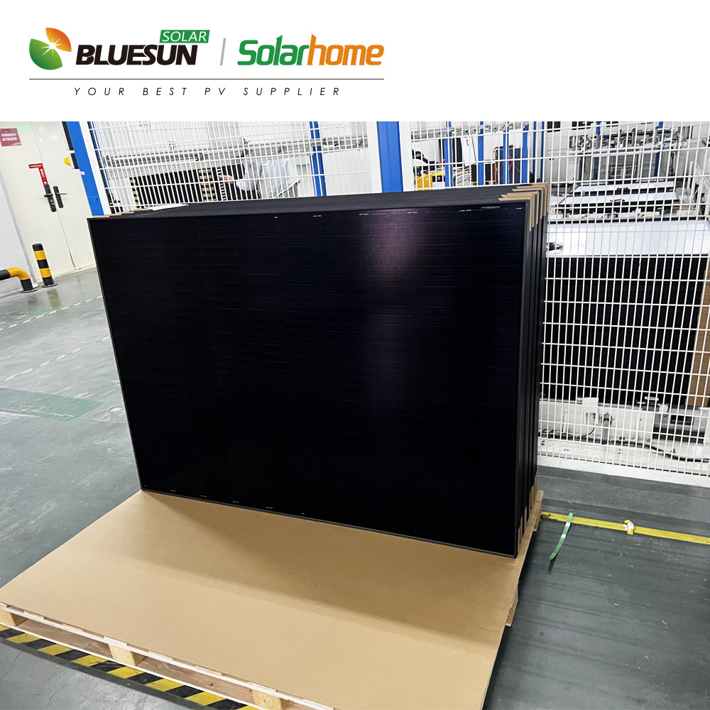 Full Black Solar Panel Rotterdam EU Warehouse 410W 415W 425W 440W 480W Shingled Mono Solar Panels 400 Watt Germany