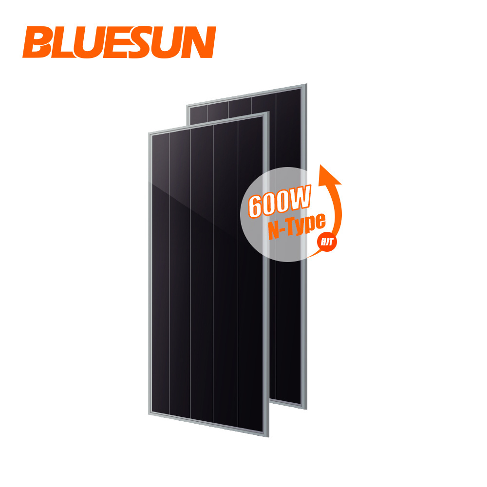 Bluesun pv  photovoltaic 500watt 600W 700w 600 watt shingled mono solar panel for solar home system