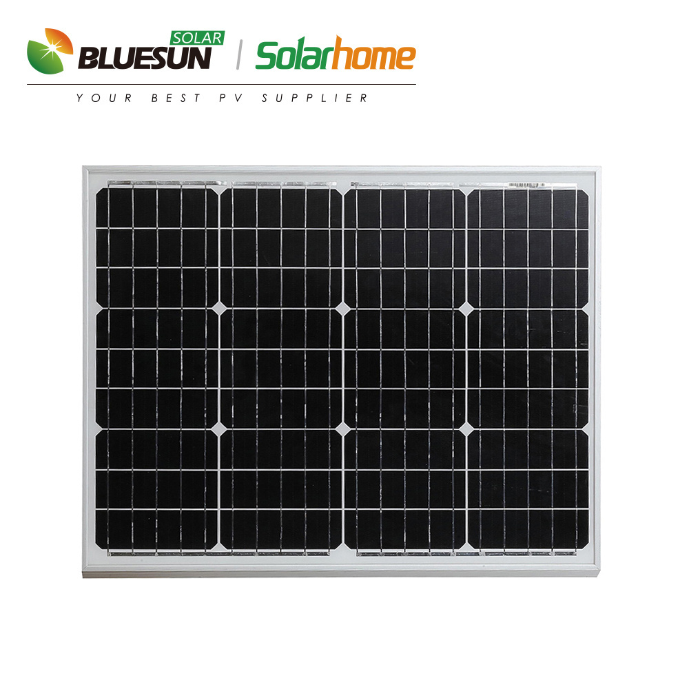 Bluesun photovoltaic soler monocrystalline solar panel 12v 100w mini 5v 50w 80w 100watt 120w 150w paneles solares 12v 24v 36v