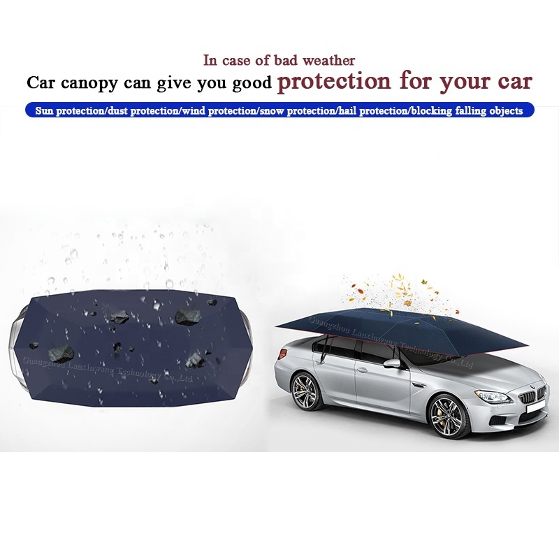 UV protection automatic folding sunshade car cover roof car cover umbrella sunshade with remote control car umbrella