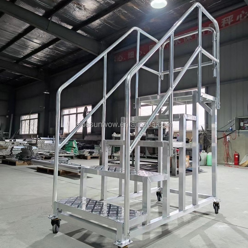 Safety Fence Workbench Industrial ladders for aerial lifts Loading and unloading truck rack ladder Aluminium Ladder