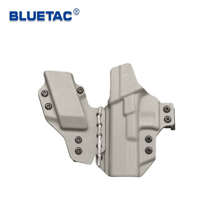 Bluetac New Design IWB Kydex Gun Holster With Mag Holder/Pouch/Case Inside The Waistband Concealed Carry Gun Bag Holder