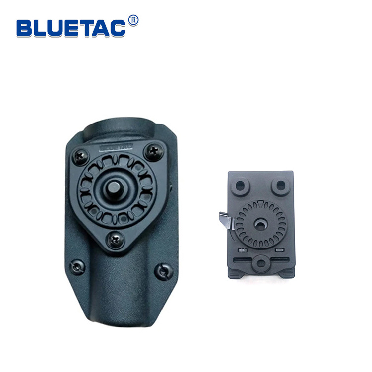 Bluetac Universal Outdoor Kydex Fast Disattach Flashlight Holder with belt clip