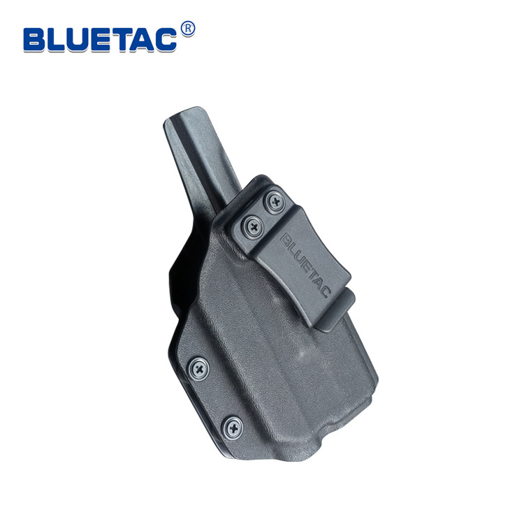 Bluetac Tactical Kydex IWB Gun Holster With Light Bearing 9mm Inside The Waistband Flashlight Gun Holster