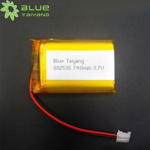 Blue Taiyang 882535 lipo batterie 3.7v 740mah 750mah li polymer battery battrie 700mah