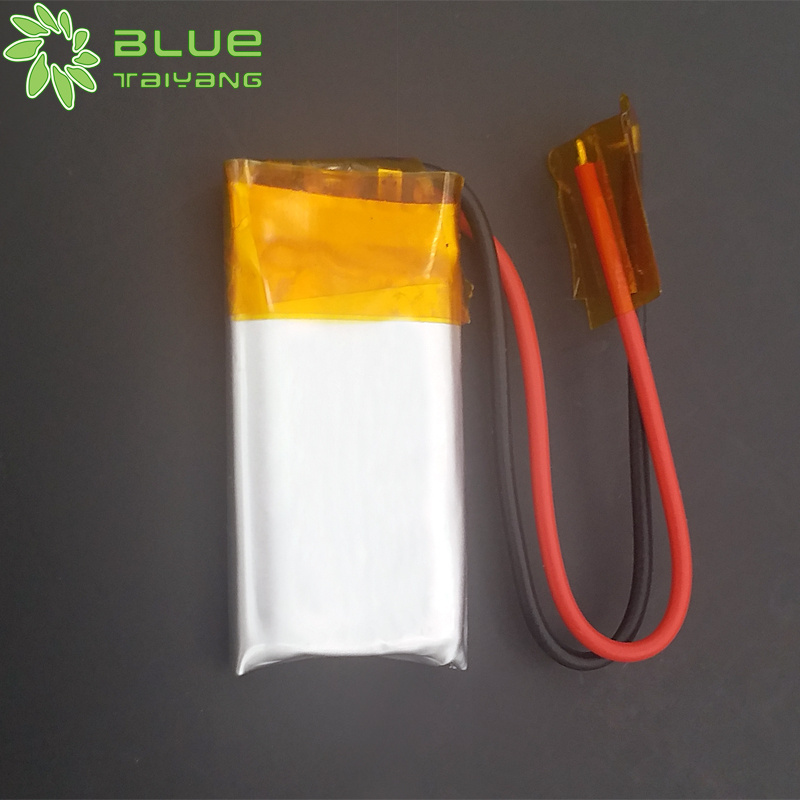 Customized Size 401022 3.7v smallest 3.7v 50mah lithium polymer battery for smart bracelet 50mah