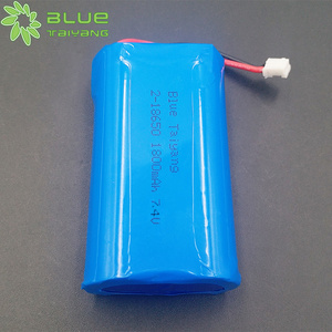 Rechargeable icr18650 1800mah batterie 7.4v 1800mah 18650 li ion battery packs