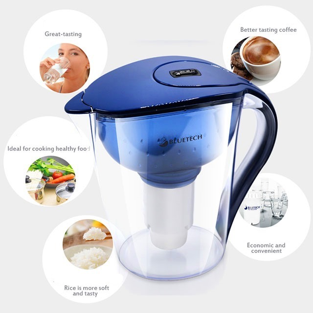 3.5 L water filter jug alkaline pitcher home kitchen plastic ultrafiltration water filter