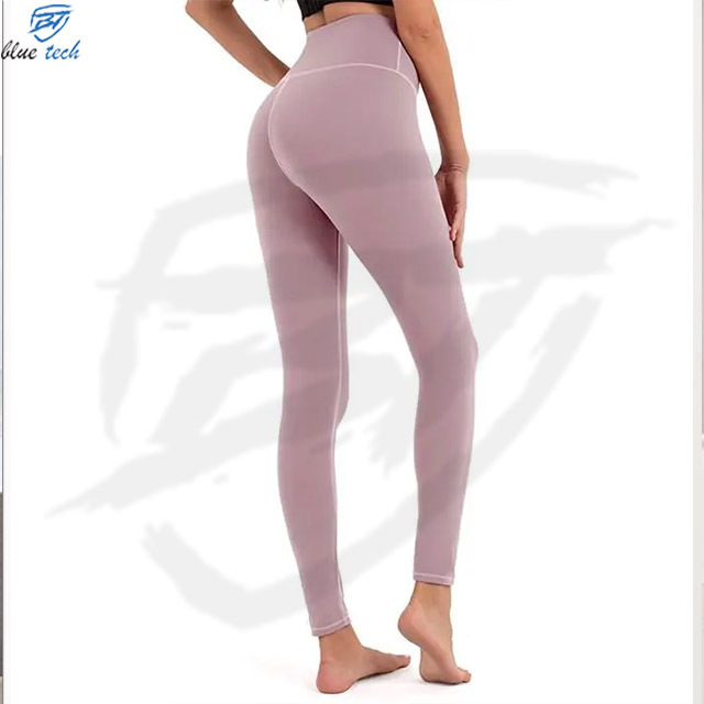 Ribbed Knit Leggings Women High Waist Cotton Fitness Basic Pants Casual Spring New All-Match Female Skinny Leggings 2023