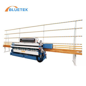 Economy 9  heads automatic glass polishing edging and beveling machine price for sale