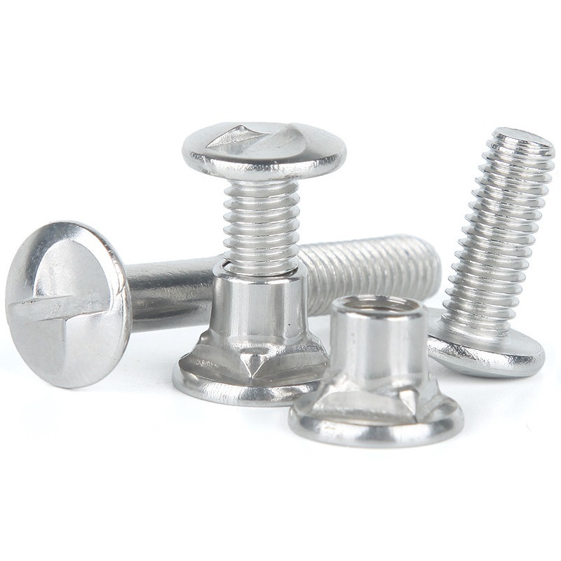 M5 M6 M8 SECURITY Anti Theft luxury Auto License Plate Screws Stainless Steel 304 Snake bolts For Guardrail