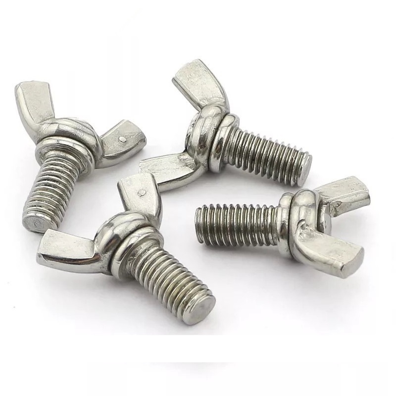 Butterfly Wing Screws Thumb Screws M3 ~ M12 Wing Bolts 304 Stainless Steel 304 DIN 316