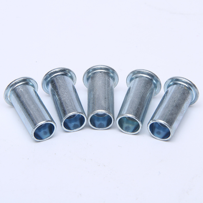 Semi-tubular rivet flat head Type DIN 7338 for brake linings and clutch linings semi tubular riveting for car