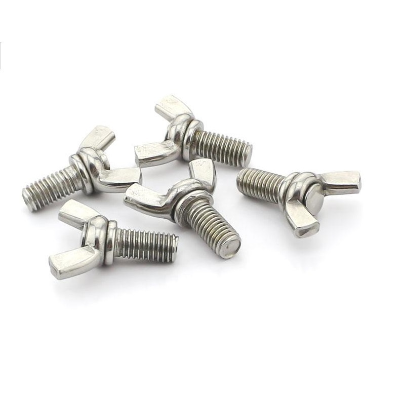 Butterfly Wing Screws Thumb Screws M3 ~ M12 Wing Bolts 304 Stainless Steel 304 DIN 316