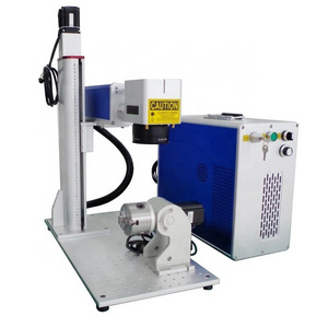 Split Type Raycus Max Jpt 20w 30w 50w 70w 100w Fiber Laser Marking Machine for Metal plastic